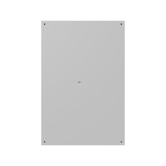 36x8x24 Screw Cover Type 1 UL Listed Steel No Knockouts ANSI 61 Gray Cover With Teardrop Slots Mounting Holes In Back