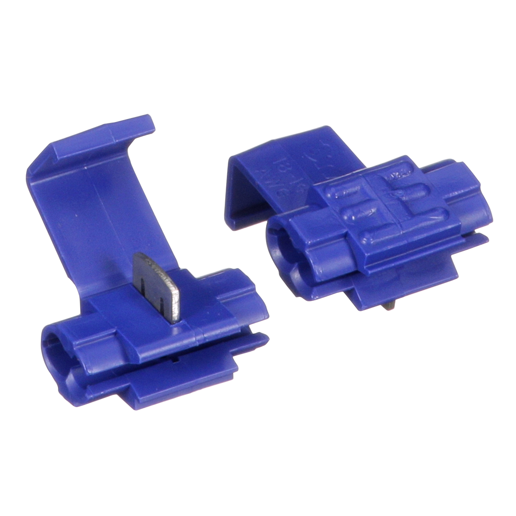 3M Scotchlok Electrical IDC 560B-POUCH, Blue, 1816 AWG (solid/stranded), 14 AWG (stranded), 100 per pouch, 1000/case