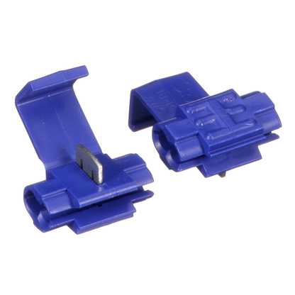 3M Scotchlok Electrical IDC 560B-POUCH, Blue, 1816 AWG (solid/stranded), 14 AWG (stranded), 100 per pouch, 1000/case