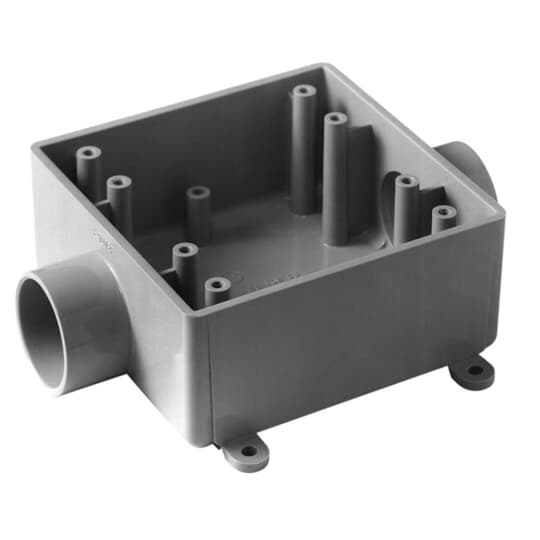 3/4 INCH 2FSC 2-GANG WP BOX
