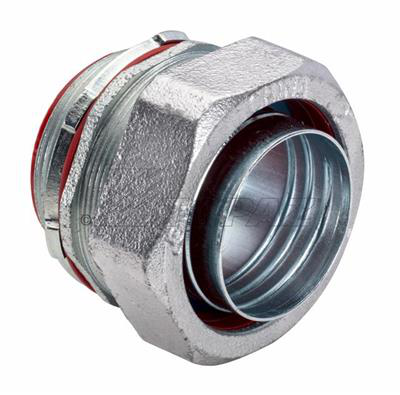 3-1/2" Straight Liquidtight Connector with Insulated Throat