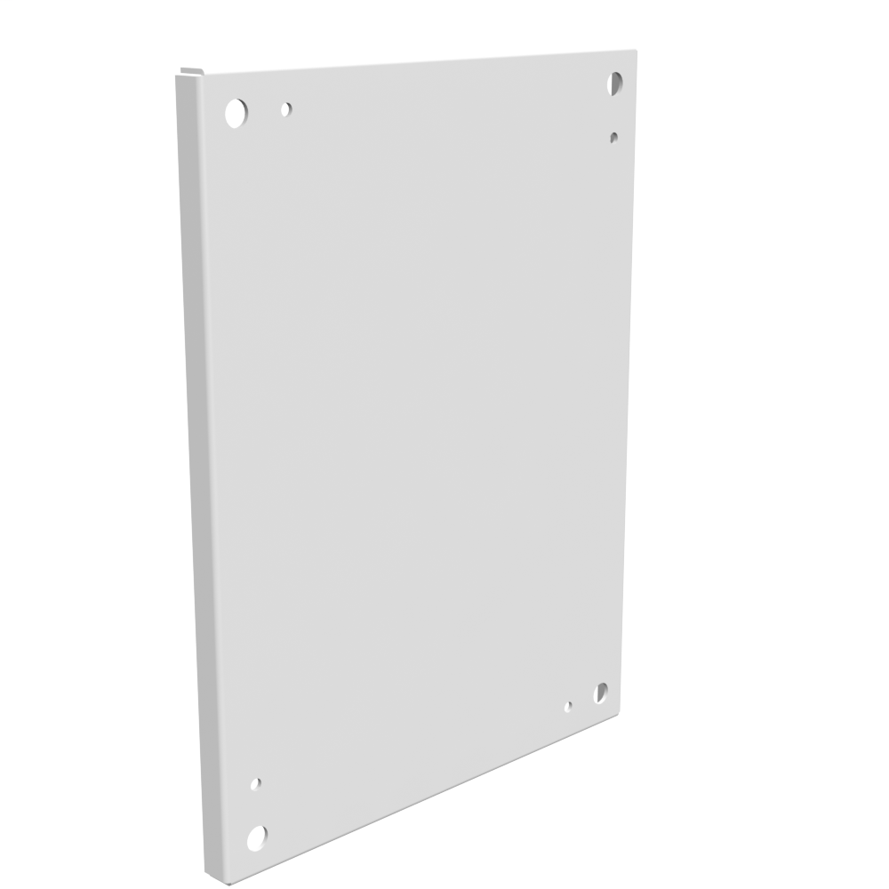 17x13 Back Panel Non UL Listed White Steel