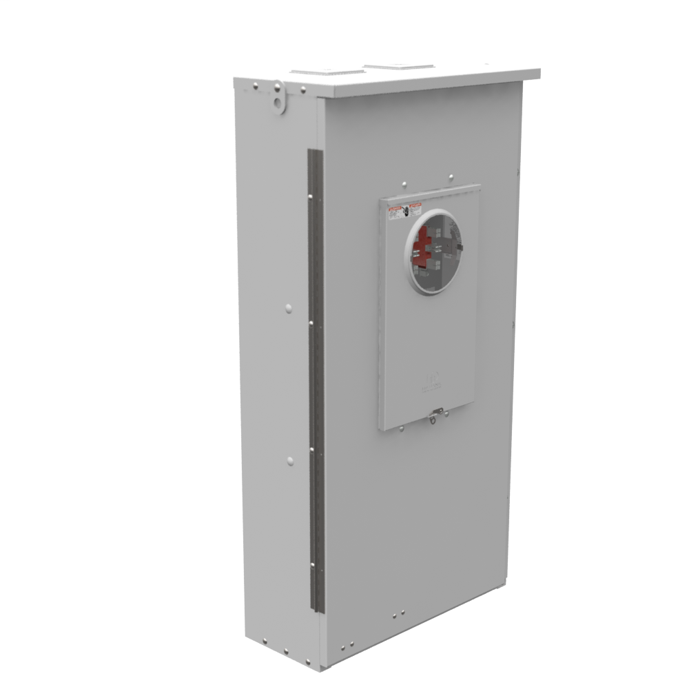 6 Terminal Ringless 2 Large Closing Plates Test Switch Prewired 26in-51in-10in Painted Steel Long Island Lighting Company