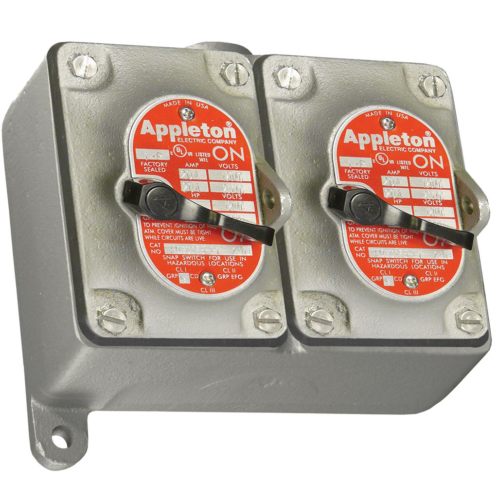 Appleton™ EDS Factory Sealed Tumbler Switches - PN EDSC175F13