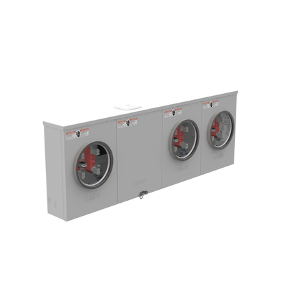 5 Terminal Ring Type Small Closing Plate 3 Position Single Connector 4-600kcmil 7-8 In Barrel Lock Ground With Bracket Provision