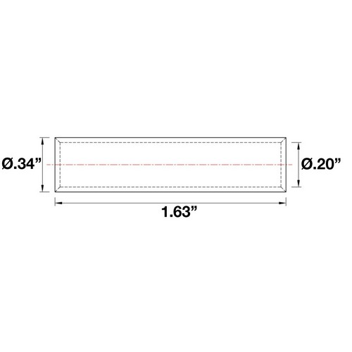 Aluminum Long Barrel Compression Splices #6 Awg