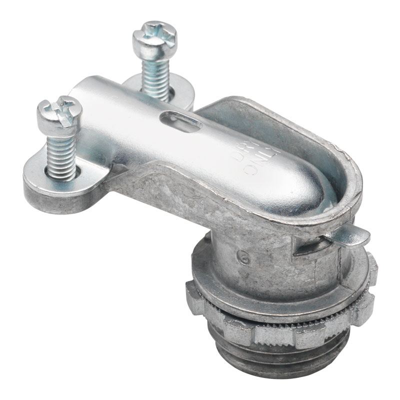 90-Degree Connector 3/8", Die Cast Zinc