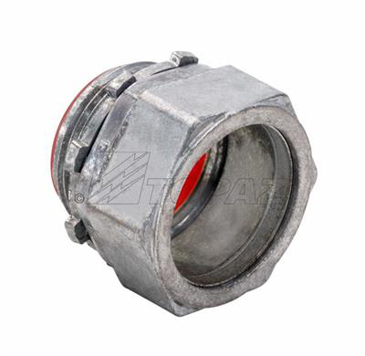 2-1/2" Zinc Die Cast Compression Type Connector with Insulated Throat