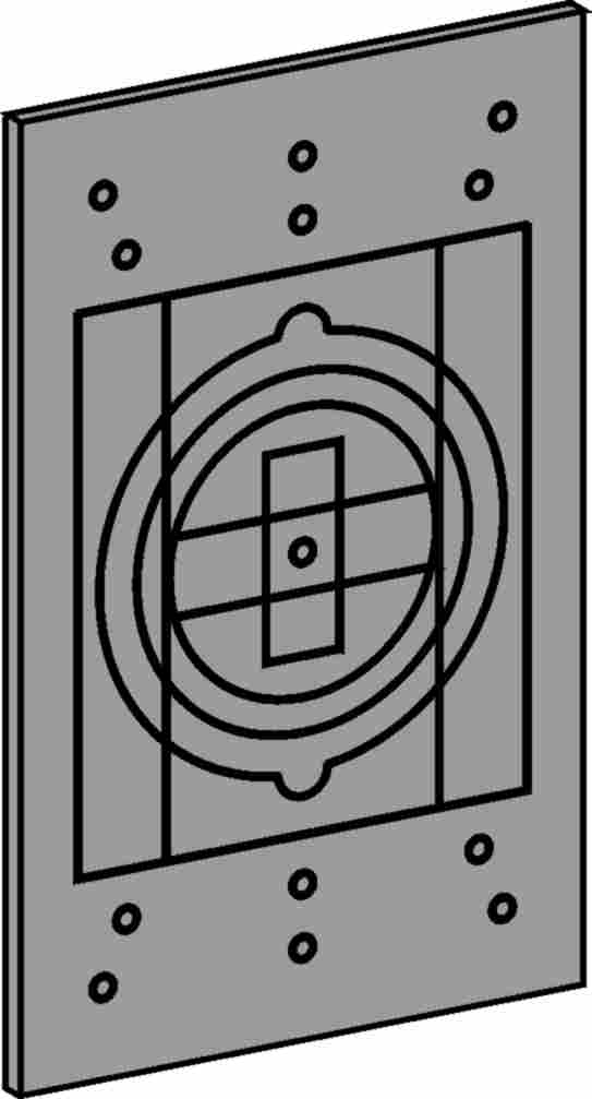 1-GANG UNIVERSAL BOX GASKET, DEVICE MOUNT - BLACK