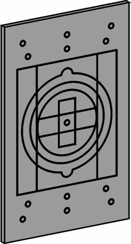 1-GANG UNIVERSAL BOX GASKET, DEVICE MOUNT - BLACK