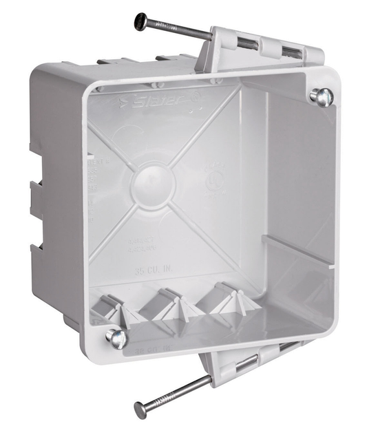 4-inch Square Box with Threaded Mounting Holes