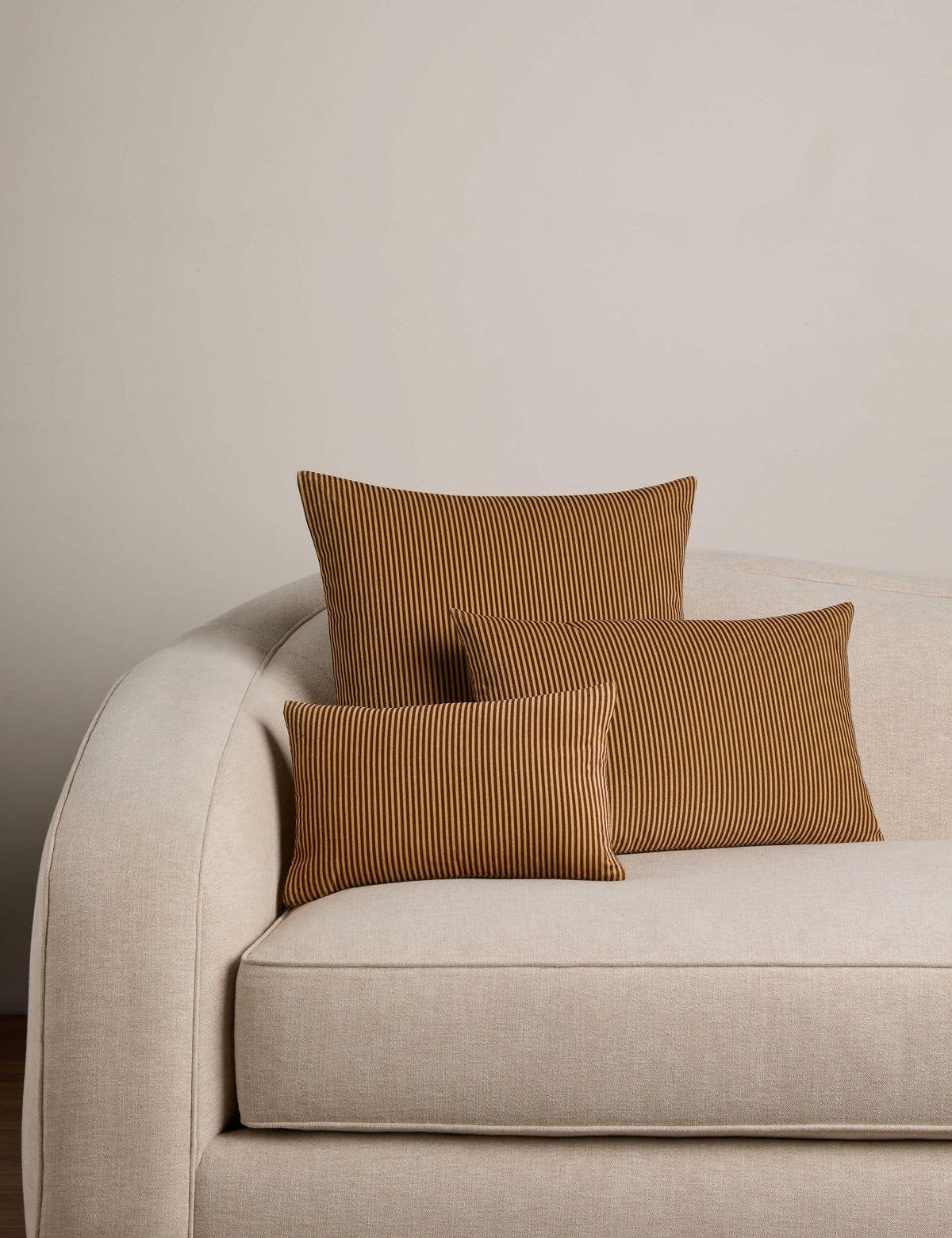 Striped Velvet Pillow by Sarah Sherman Samuel