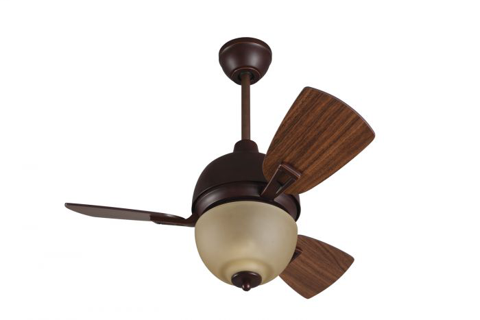 30" Ceiling Fan with Blades and Light Kit - DA30OBG3