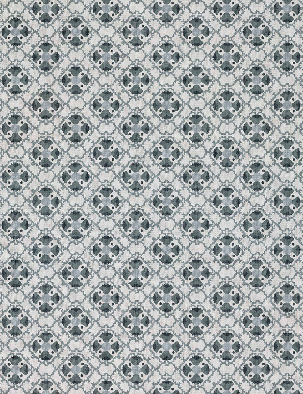 Medallion All Over Linen Fabric by Nathan Turner