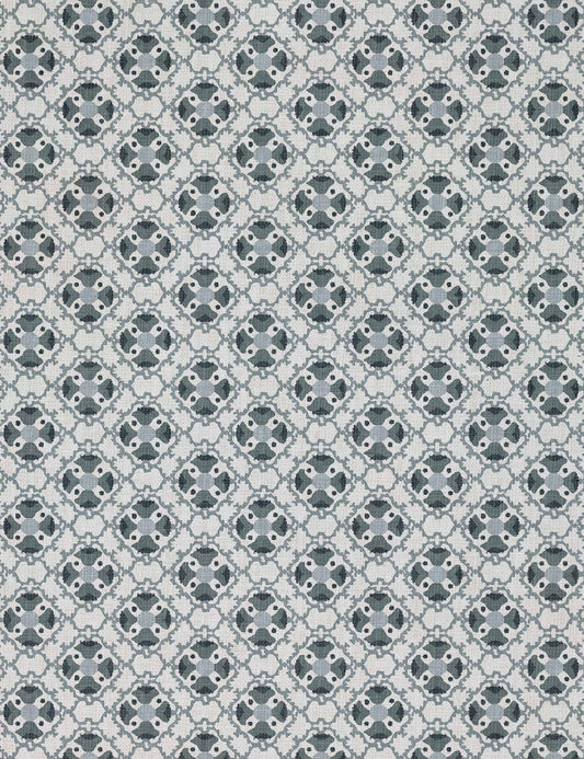 Medallion All Over Linen Fabric by Nathan Turner