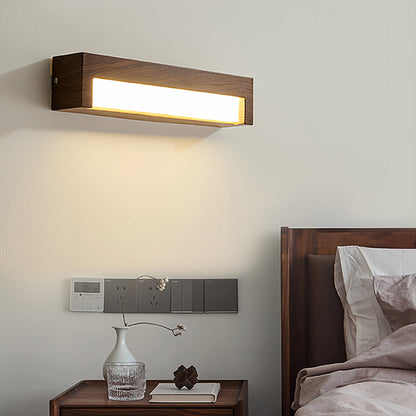 Wall Mounted LED Lights Vintage Wood Grain Wall Lamp