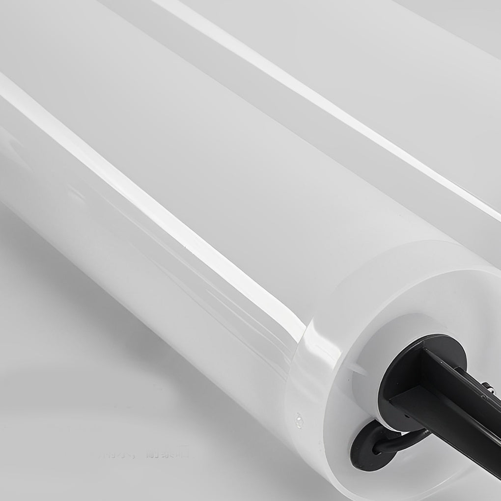 [Open-Box] Long Cylindrical Waterproof White Modern Solar Lawn Lights Lamp Post