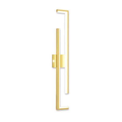 Wall Art LED Lights Minimalist Long Bar Iron Lamp
