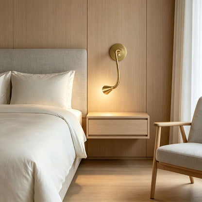 Wall Light with Swing Arm LED Rotatable Flexible Tube Light