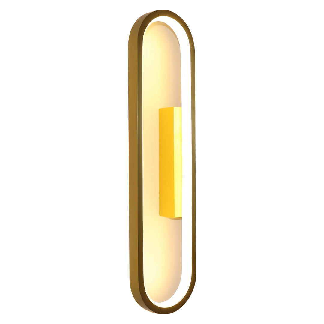 Wall Pack LED Light Modern Minimalist Oval Ambient Wall Sconce