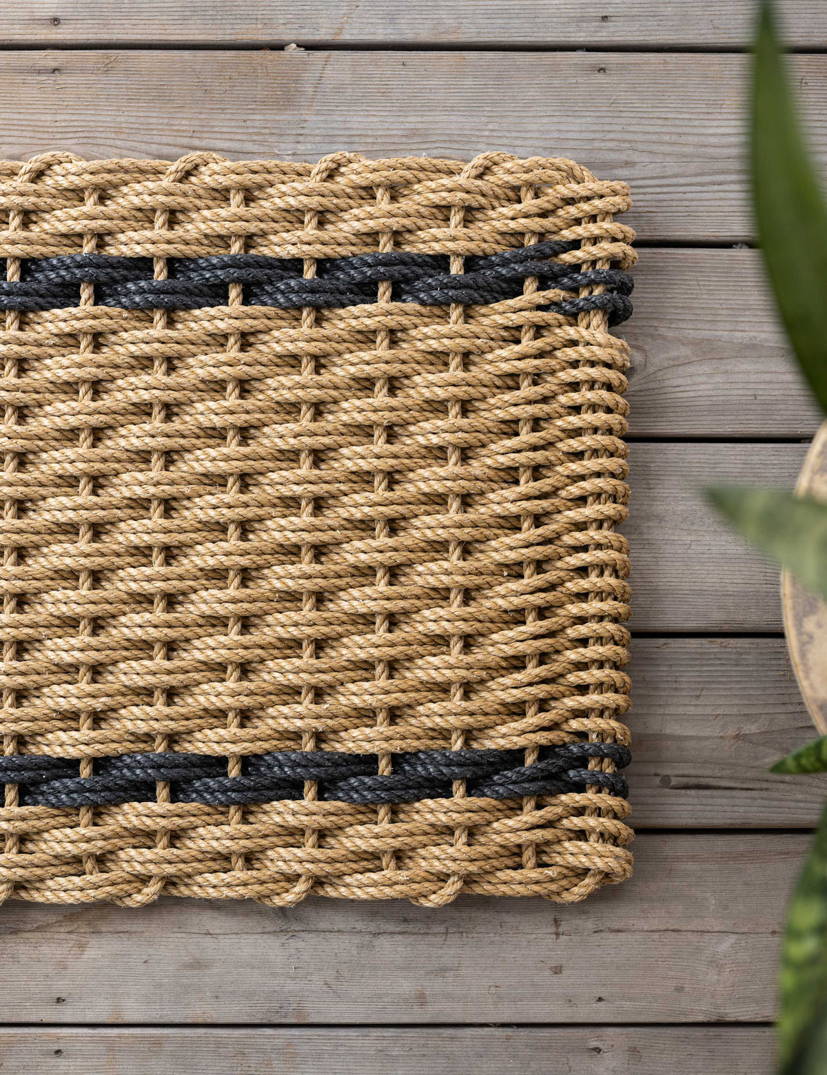 Double Stripe Doormat by The Rope Co.