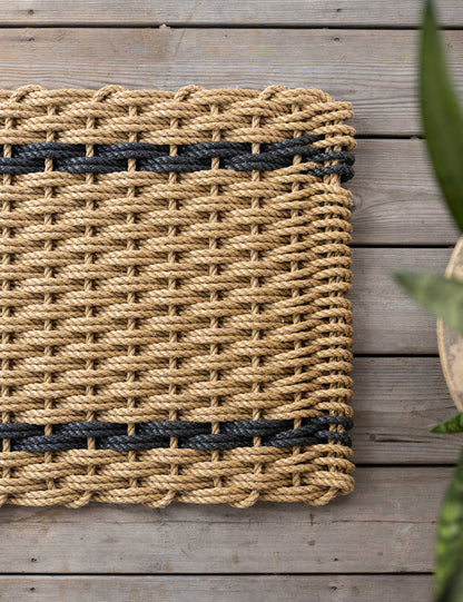 Double Stripe Doormat by The Rope Co.