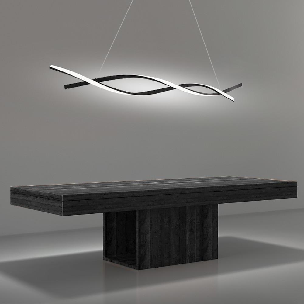 [Open-Box]]Interwoven Waves LED Modern Pendant Lighting Hanging Lamp Island Lights