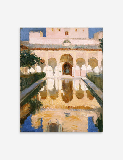 Hall of the Ambassadors, Alhambra, Granada' Wall Art by Joaquin Sorolla y Bastida