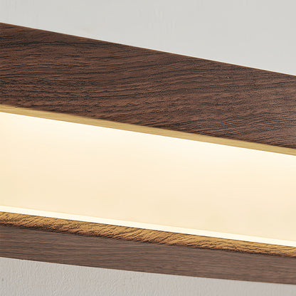 Wall Mounted LED Lights Vintage Wood Grain Wall Lamp