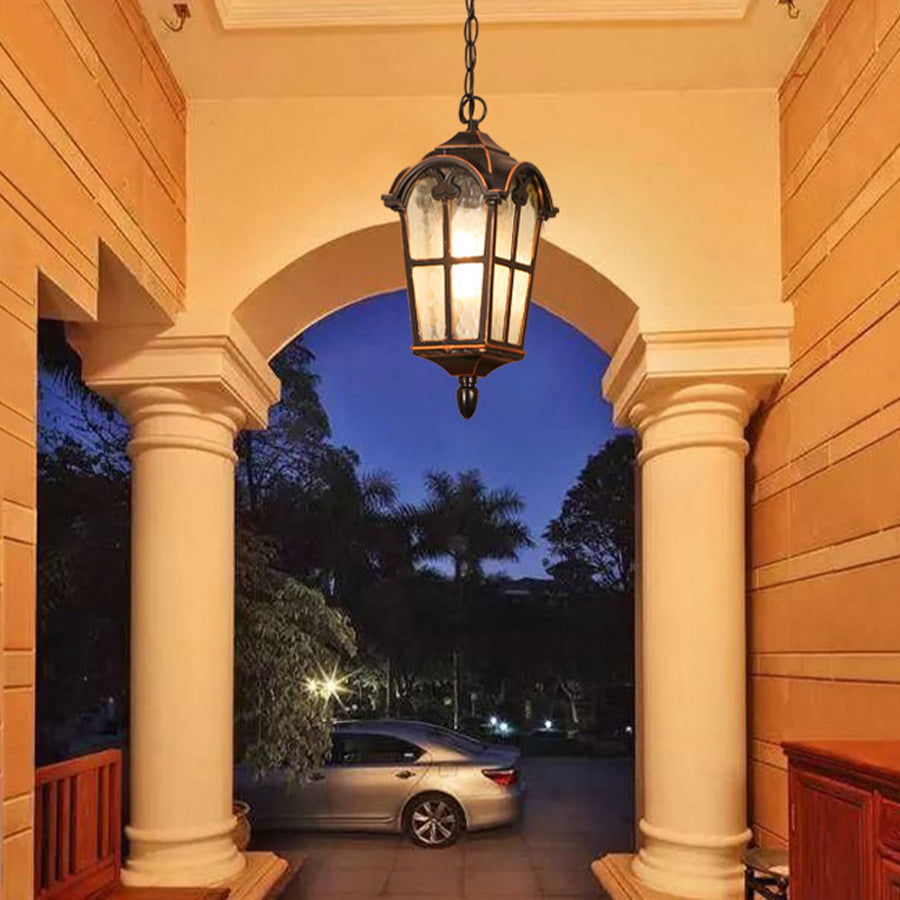 Waterproof Outdoor Ceiling Porch Light  Cast Aluminum American Style
