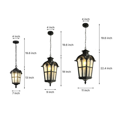 Waterproof Outdoor Ceiling Porch Light  Cast Aluminum American Style