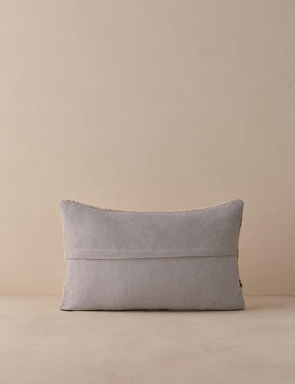 Vintage Lumbar Pillow No. 339, 12" x 20"