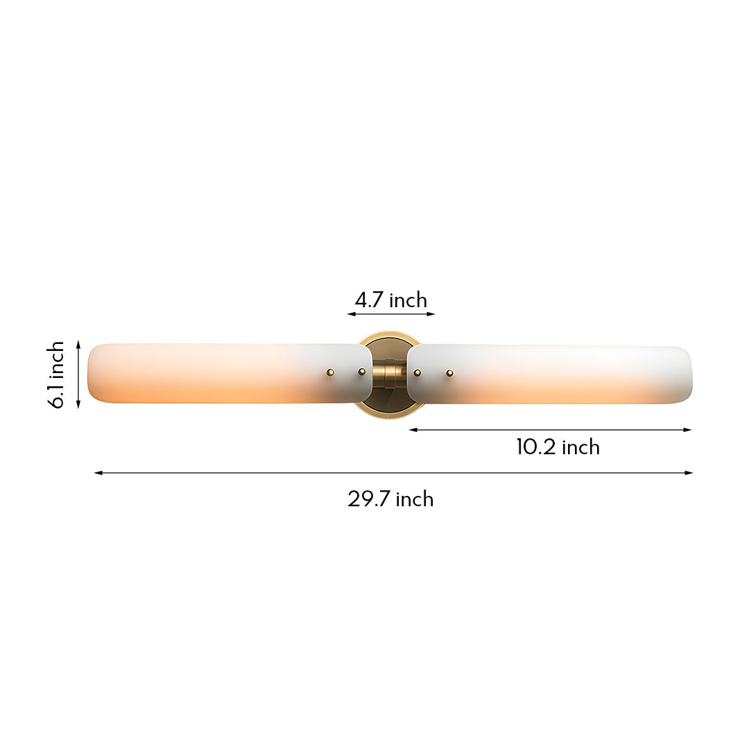 Wall Lights with Glass Shades Luxury Modern Art Deco Sconce