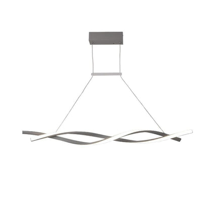 [Open-Box]]Interwoven Waves LED Modern Pendant Lighting Hanging Lamp Island Lights