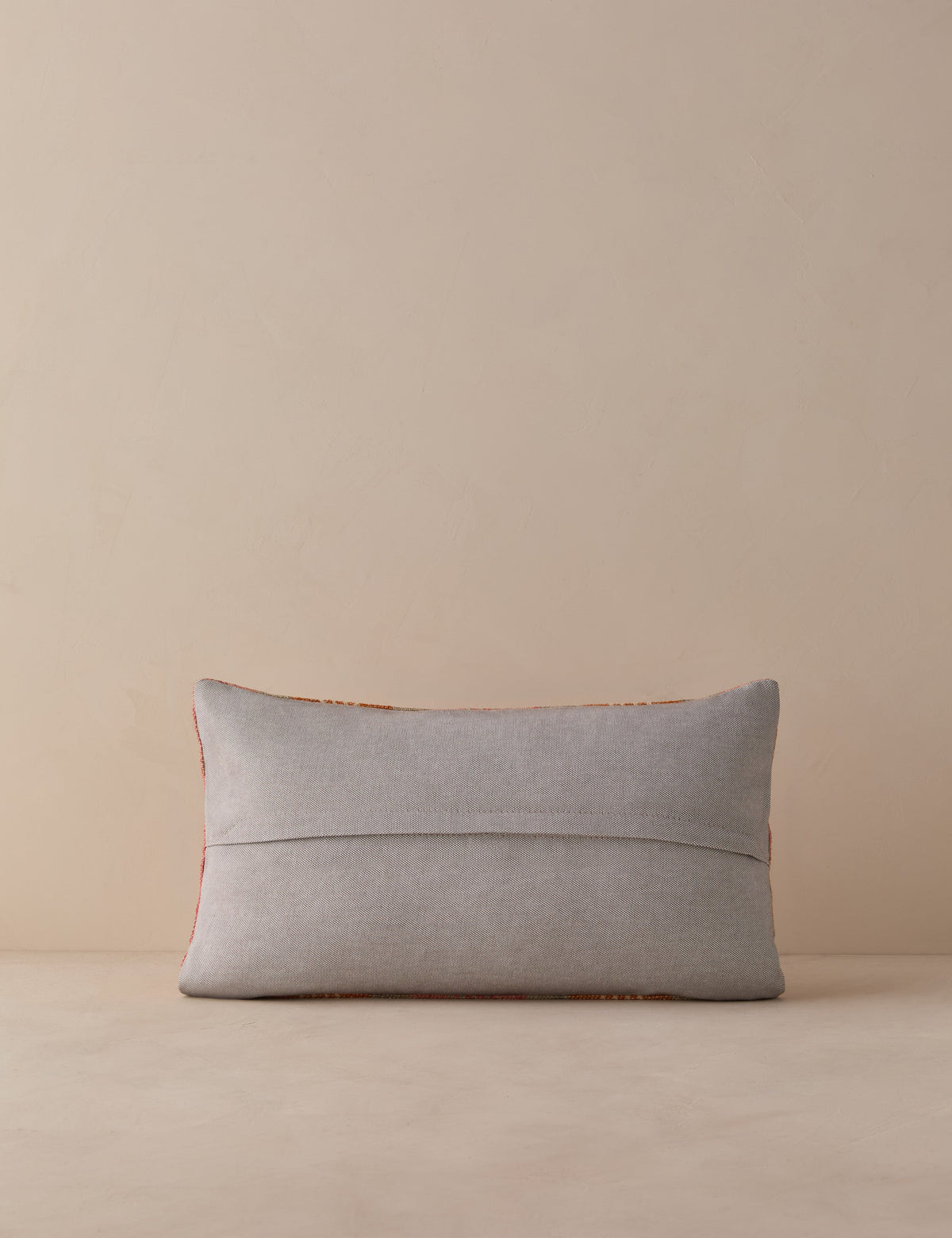 Vintage Lumbar Pillow No. 344, 12" x 20"