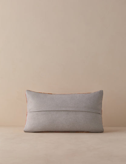 Vintage Lumbar Pillow No. 344, 12" x 20"