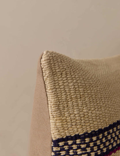 Vintage Lumbar Pillow No. 338, 12" x 20"