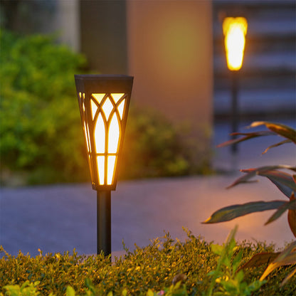 Waterproof LED Lawn Light Post Solar