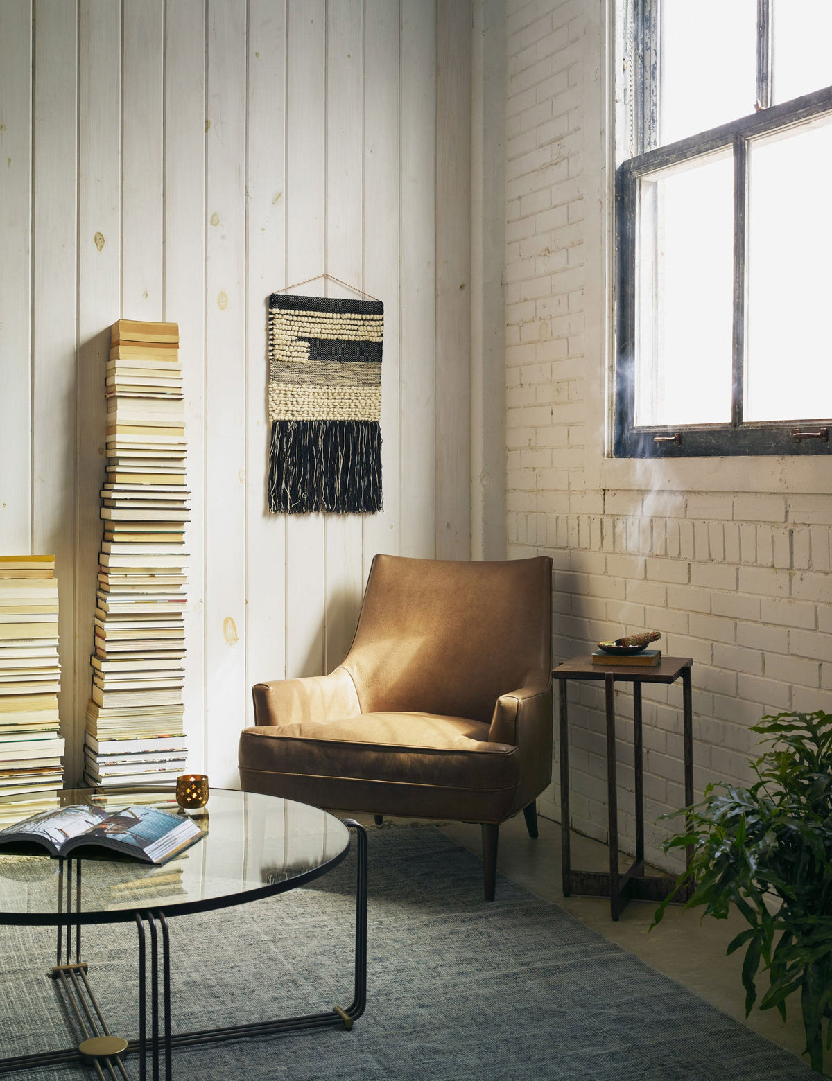 Ilona Leather Accent Chair