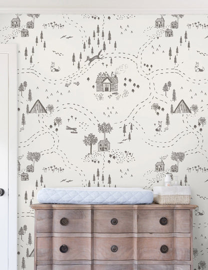Through the Woods Wallpaper by Rylee + Cru