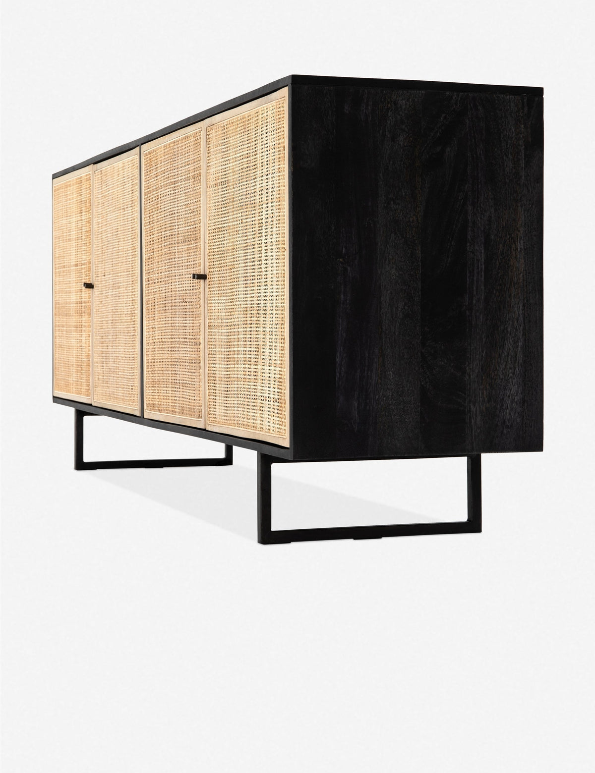 Open Box: Hannah Sideboard, Black and Natural