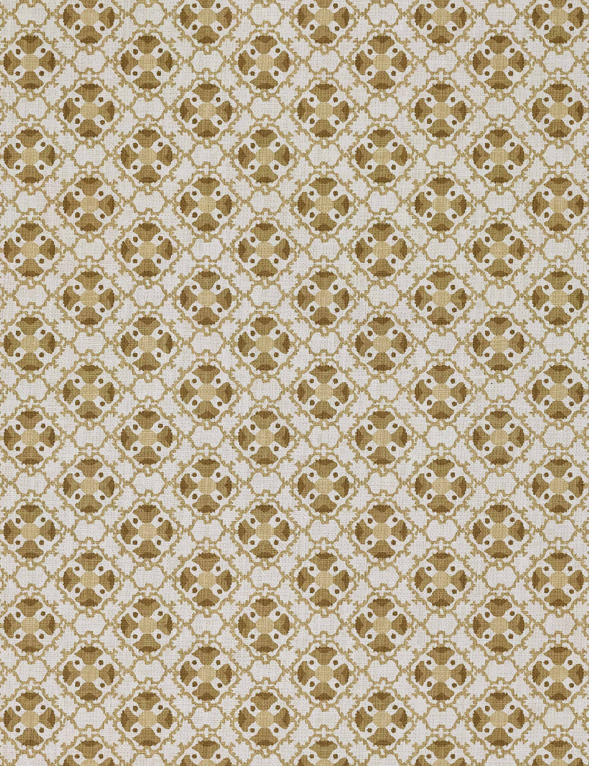 Medallion All Over Linen Fabric by Nathan Turner