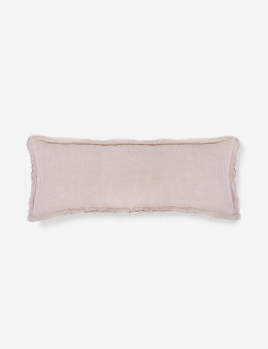 Laurel Stonewashed Linen Lumbar Pillow by Pom Pom at Home