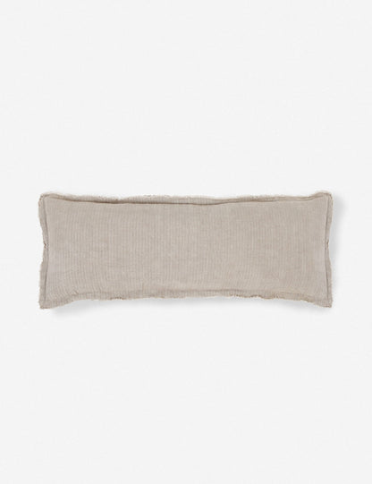 Laurel Stonewashed Linen Lumbar Pillow by Pom Pom at Home
