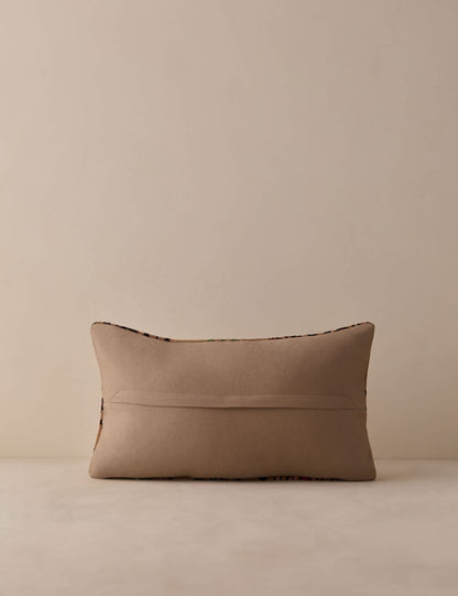 Vintage Lumbar Pillow No. 353, 12" x 20"
