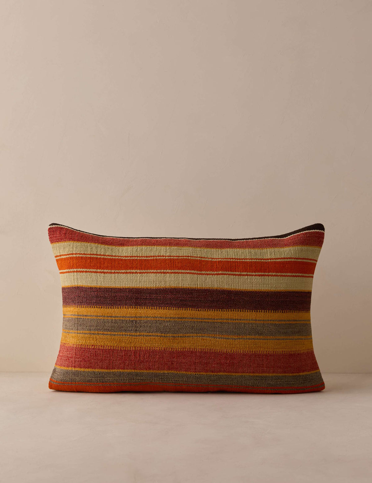 Vintage Lumbar Pillow No. 356, 16" x 24"