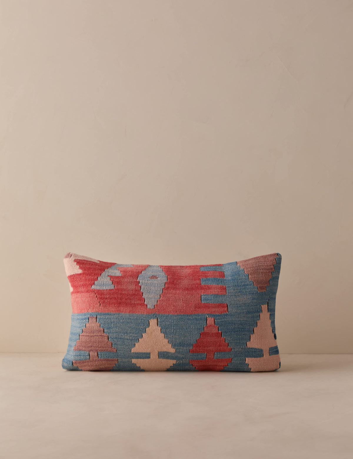 Vintage Lumbar Pillow No. 346, 12" x 20"