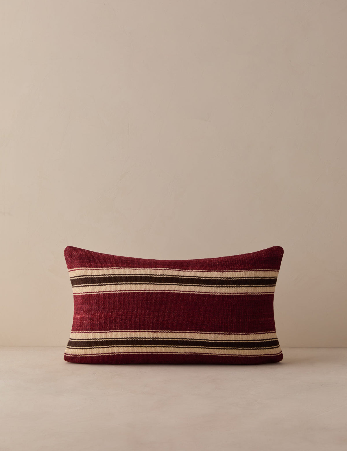 Vintage Lumbar Pillow No. 351, 12" x 20"