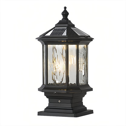 [Open-Box]Lantern Pillar Lights European-Style Vintage Outdoor Pier Mount Light