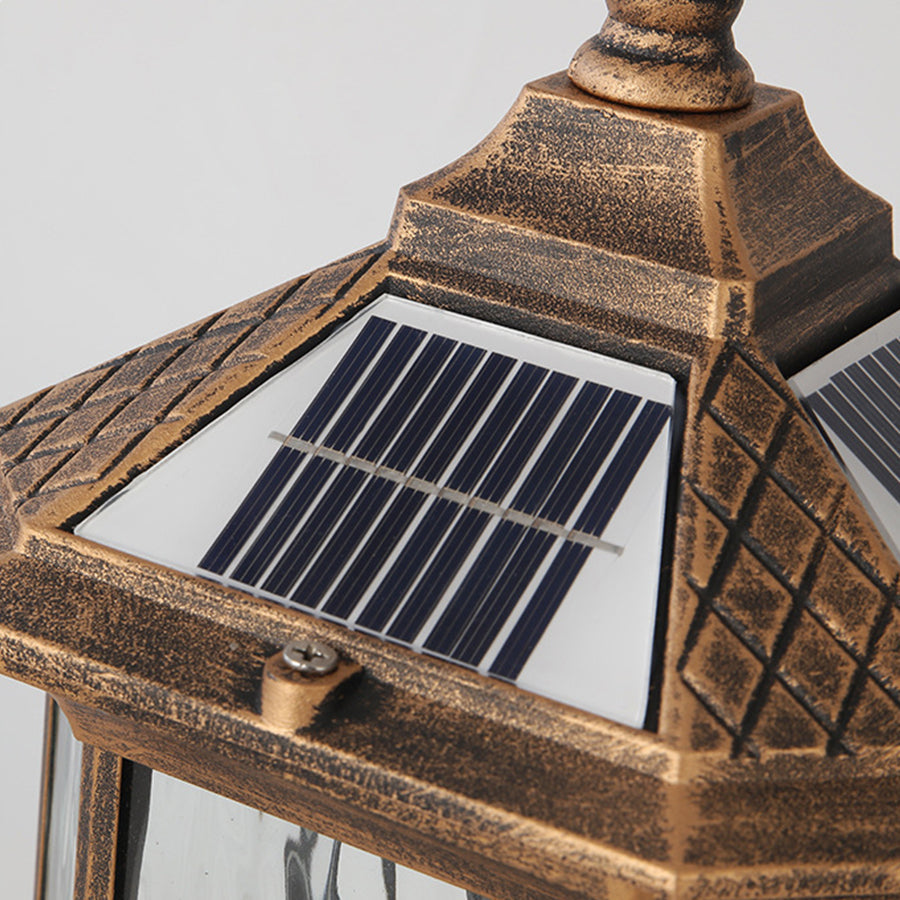 [Open-Box]Lantern Pillar Lights European-Style Vintage Outdoor Pier Mount Light